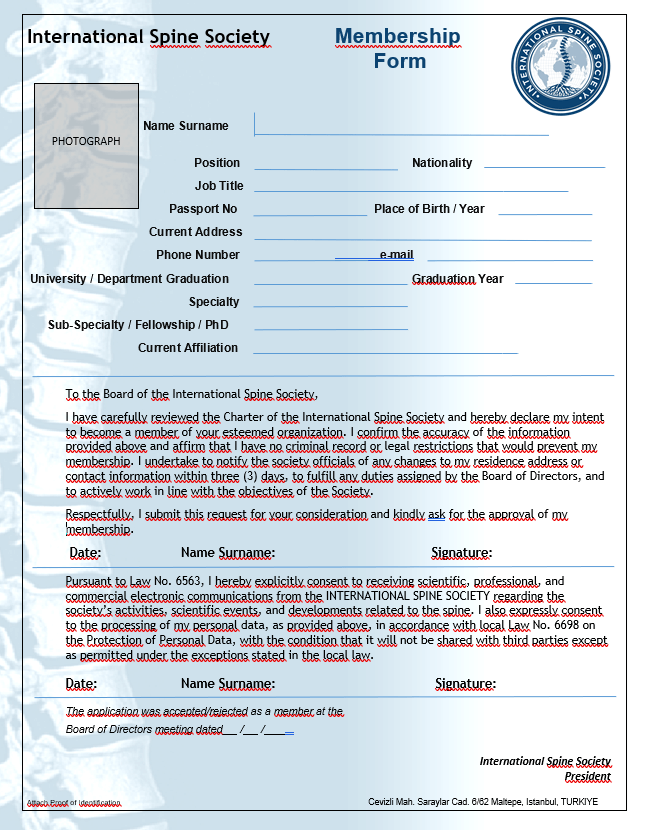 Application Form